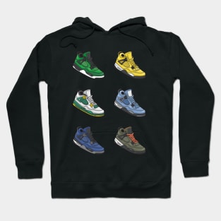 AJ 4 Retro Sneaker Collector Hoodie